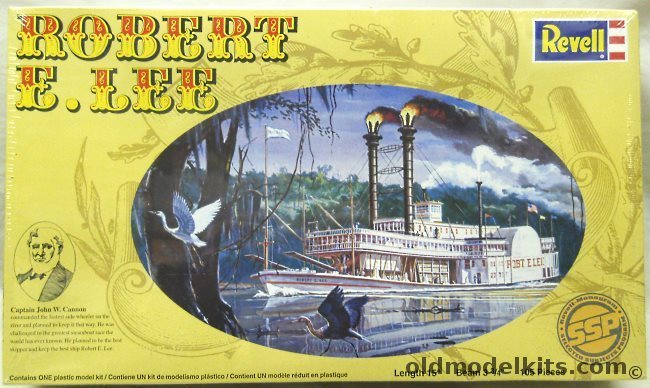 Revell 1/275 River Boat Robert E. Lee, 85-0328 plastic model kit